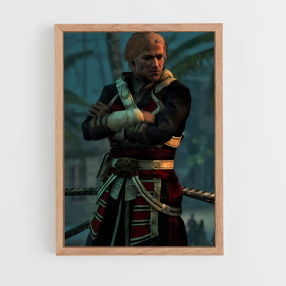 Poster Edward kenway – affiche Assassin's Creed (vue 4)
